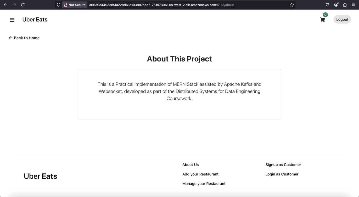 Platform about page